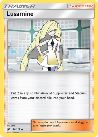 Lusamine (96/111) [Sun &amp; Moon: Crimson Invasion] 