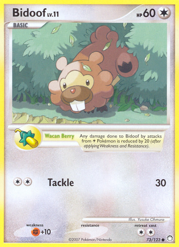 Bidoof (73/123) [Diamond &amp; Pearl: Mysterious Treasures] 