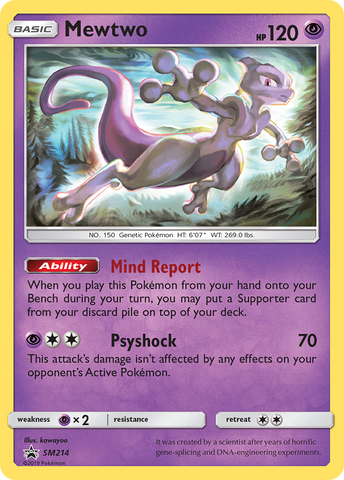 Mewtwo (SM214) [Sun &amp; Moon: Black Star Promos] 