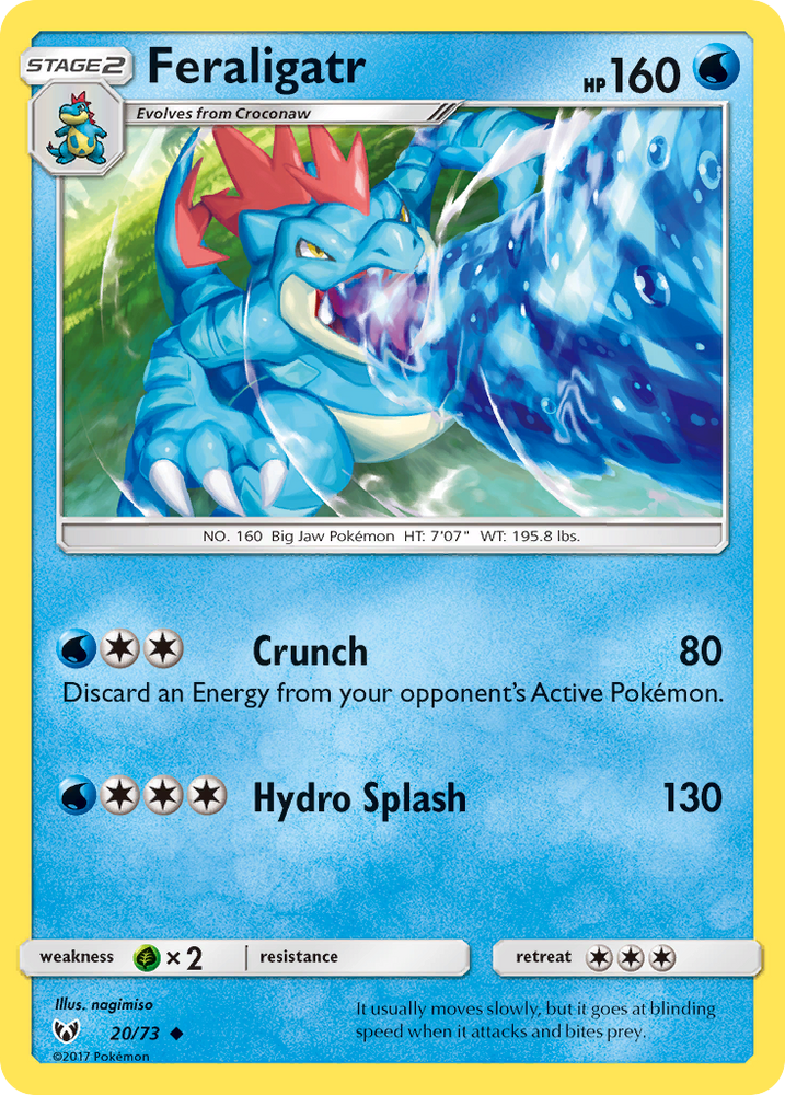 Feraligatr (20/73) [Sun &amp; Moon: Shining Legends] 