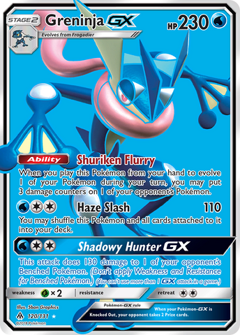 Greninja GX (120/131) [Sun &amp; Moon: Forbidden Light] 