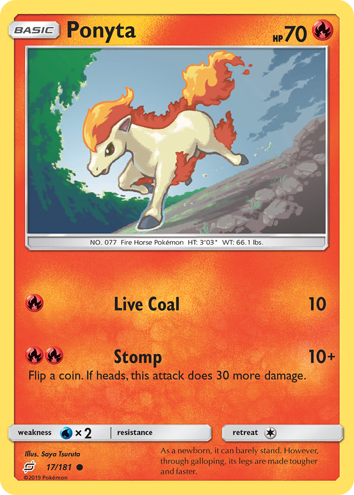 Ponyta (17/181) [Sun &amp; Moon: Team Up] 