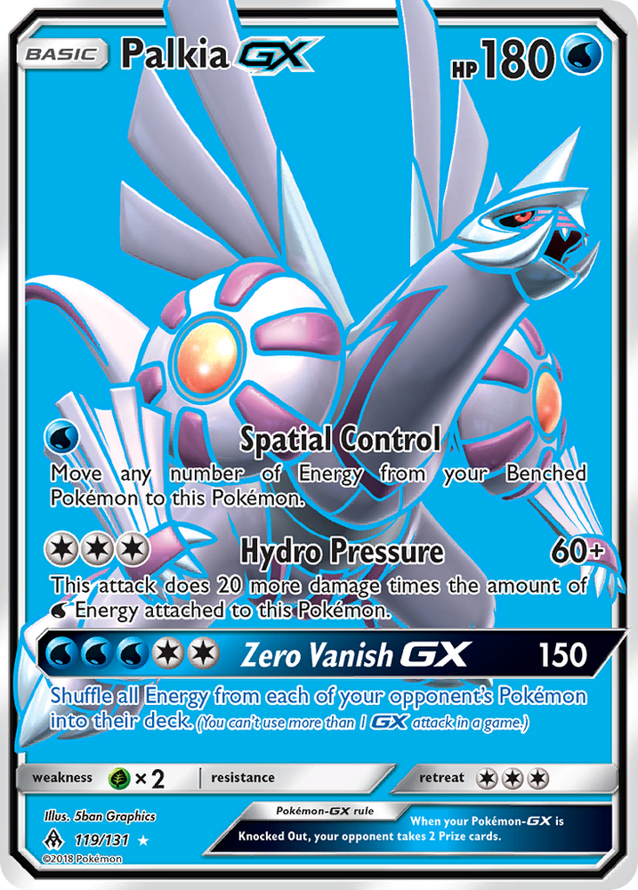 Palkia GX (119/131) [Sun &amp; Moon: Forbidden Light] 