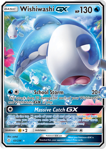 Wishiwashi GX (63/236) [Sun &amp; Moon: Cosmic Eclipse] 