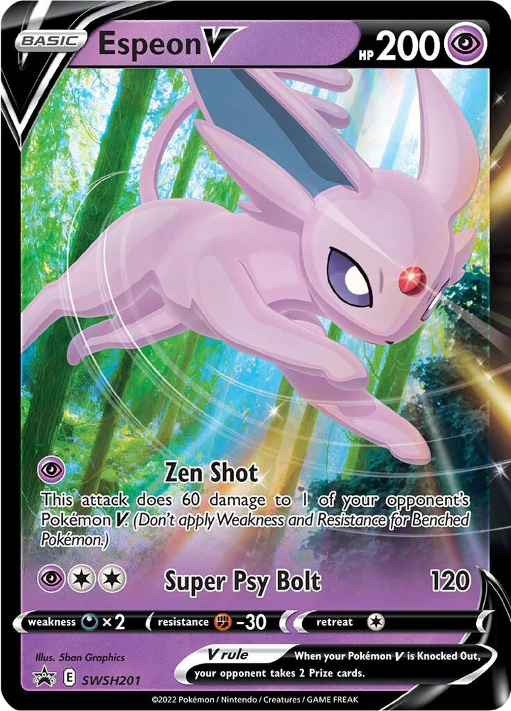 Espeon V (SWSH201) [Sword &amp; Shield: Black Star Promos] 