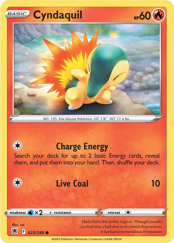 Cyndaquil (023/189) [Sword &amp; Shield: Astral Radiance] 