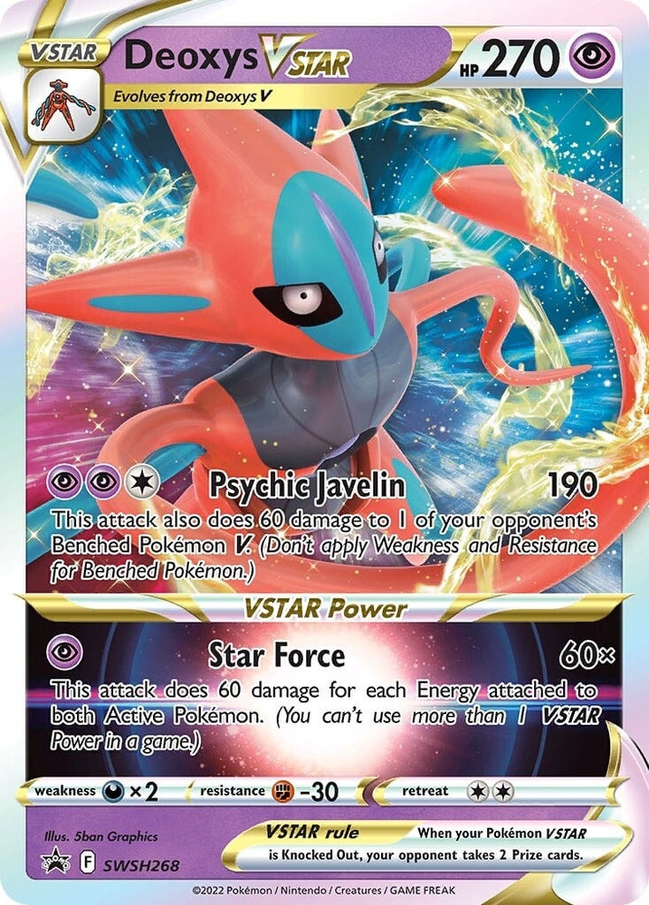 Deoxys VSTAR (SWSH268) (Jumbo Card) [Sword &amp; Shield: Black Star Promos] 