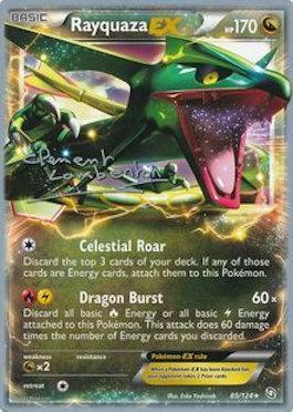 Rayquaza EX (85/124) (Eel Under Rock - Clement Lamberton) [World Championships 2013] 