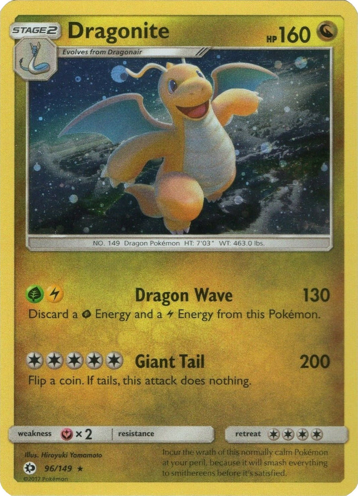 Dragonite (96/149) (Cosmos Holo) [Sun &amp; Moon: Base Set] 