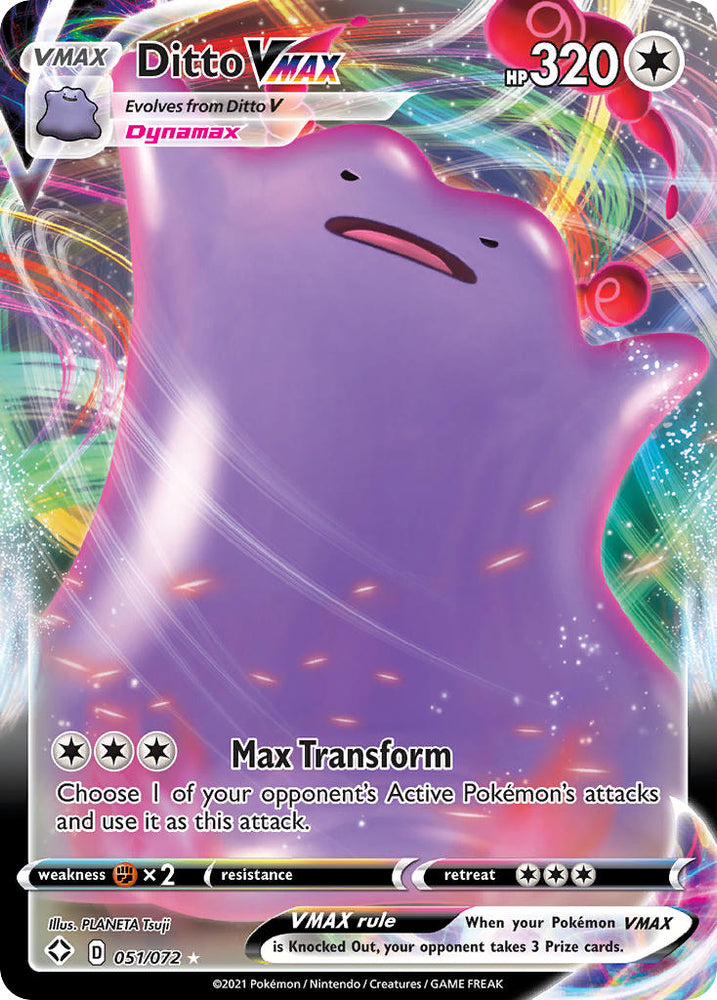 Ditto VMAX (051/072) [Sword &amp; Shield: Shining Fates] 