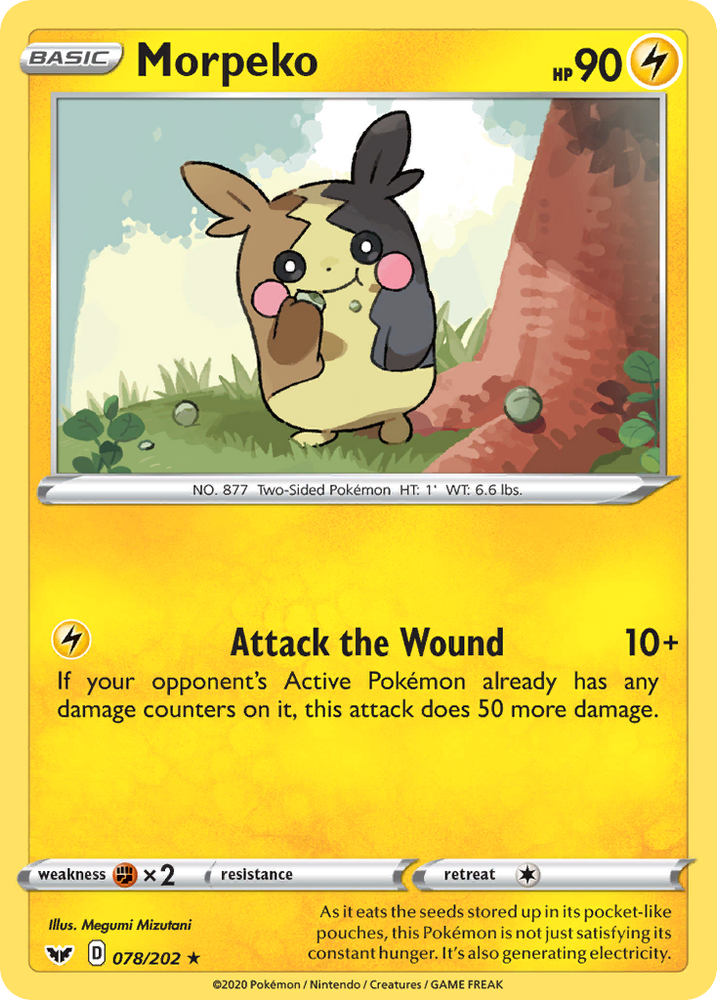 Morpeko (078/202) [Sword &amp; Shield: Base Set] 