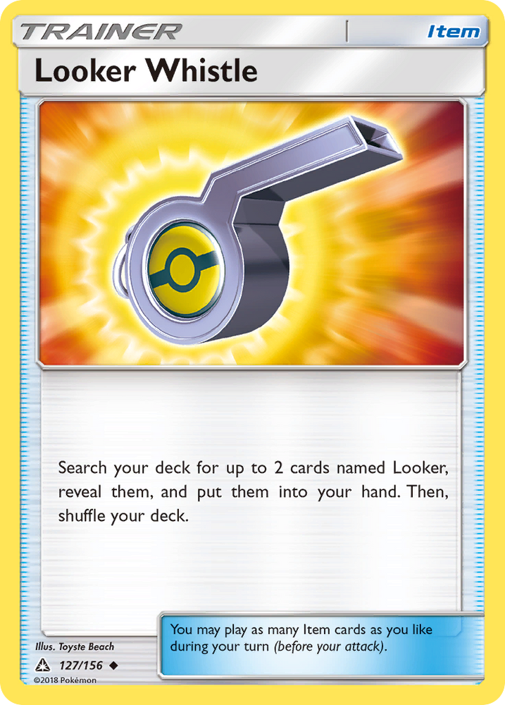Looker Whistle (127/156) [Sun &amp; Moon: Ultra Prism] 