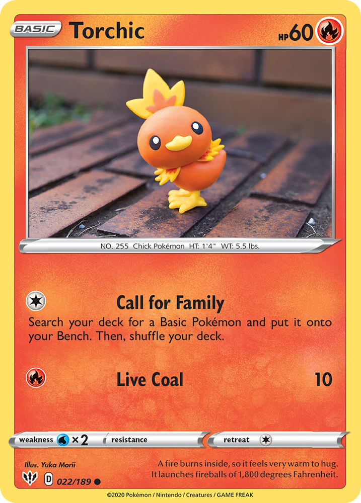 Torchic (022/189) [Sword &amp; Shield: Darkness Ablaze] 