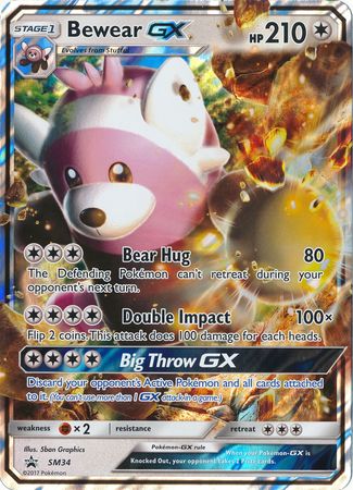 Bewear GX (SM34) (Jumbo Card) [Sun &amp; Moon: Black Star Promos] 