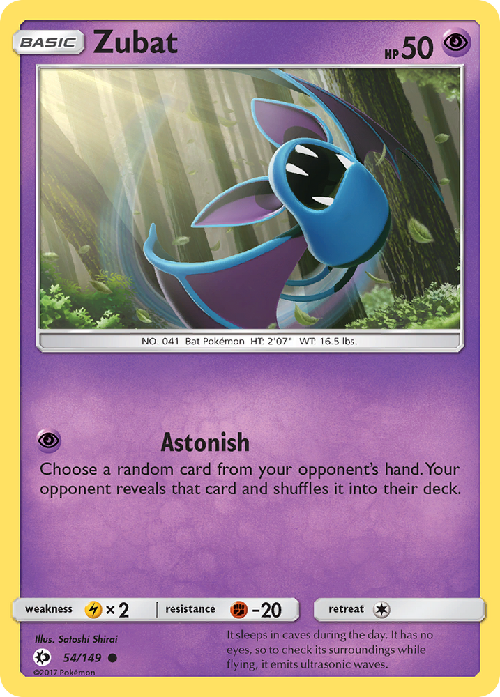 Zubat (54/149) [Sun &amp; Moon: Base Set] 