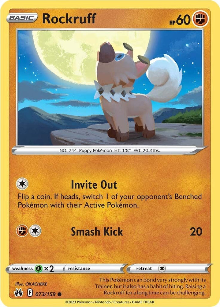 Rockruff (073/159) [Sword &amp; Shield: Crown Zenith] 