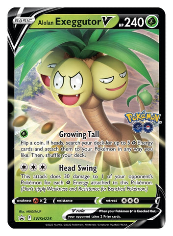 Alolan Exeggutor V (SWSH225) [Sword &amp; Shield: Black Star Promos] 