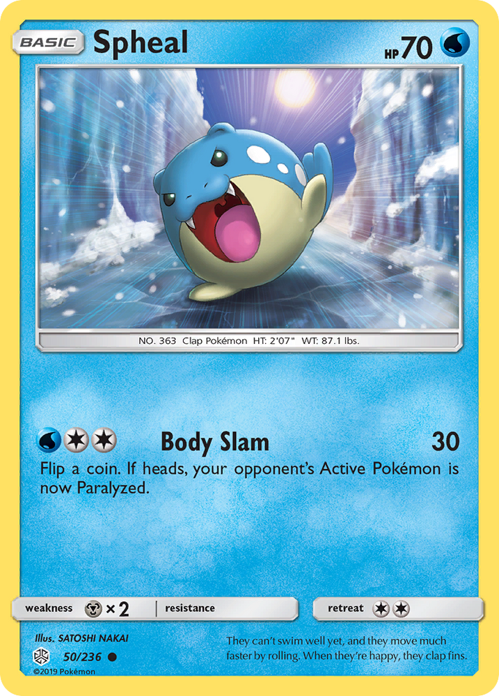 Spheal (50/236) [Sun &amp; Moon: Cosmic Eclipse] 