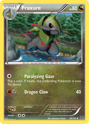 Fraxure (68/101) [Black &amp; White: Plasma Blast] 