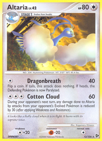 Altaria (12/106) [Diamond &amp; Pearl: Great Encounters] 