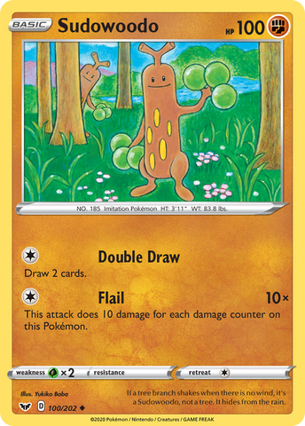 Sudowoodo (100/202) [Sword &amp; Shield: Base Set] 