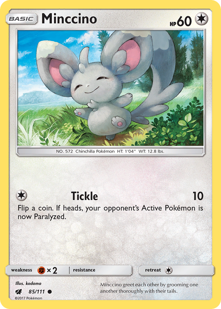 Minccino (85/111) [Sun &amp; Moon: Crimson Invasion] 