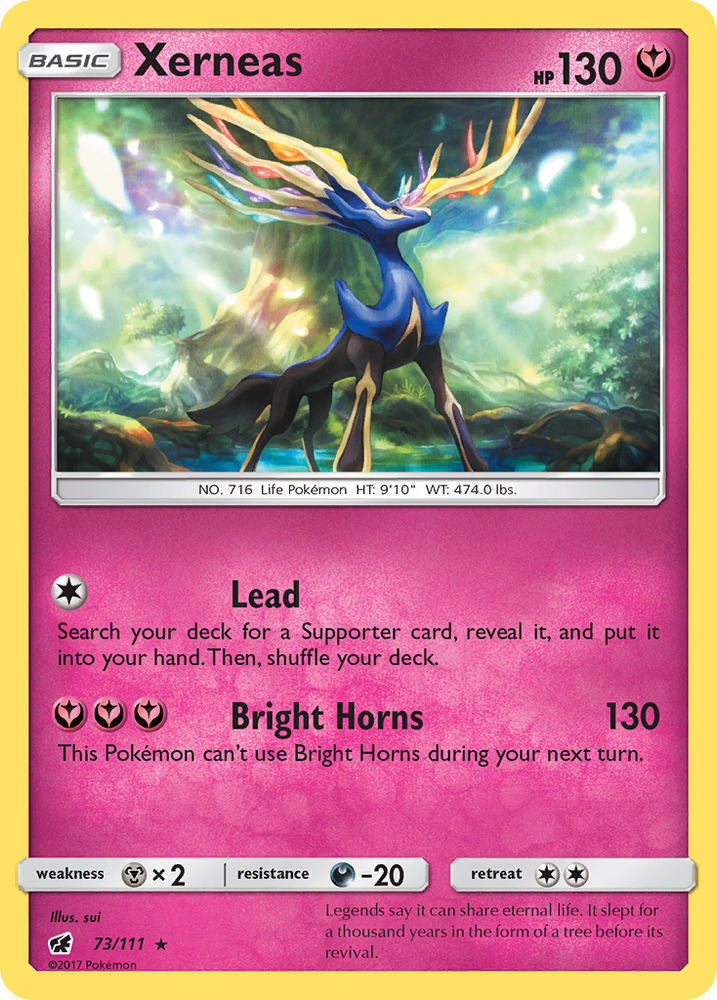 Xerneas (73/111) [Sun &amp; Moon: Crimson Invasion] 