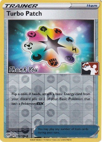 Turbo Patch (172/189) (Pokemon League) [Sword &amp; Shield: Darkness Ablaze] 