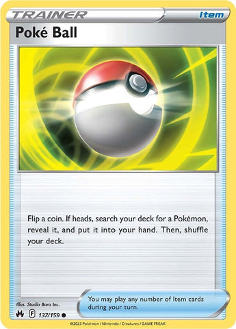 Poke Ball (137/159) [Sword &amp; Shield: Crown Zenith] 