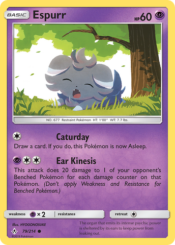 Espurr (79/214) [Sun &amp; Moon: Unbroken Bonds] 