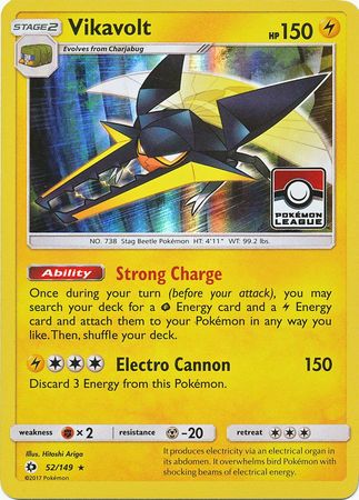 Vikavolt (52/149) (League Promo) [Sun &amp; Moon: Base Set] 