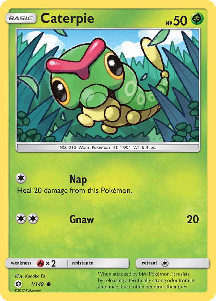 Caterpie (1/149) [Sun &amp; Moon: Base Set] 