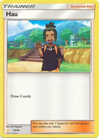 Hau (23/30) [Sun &amp; Moon: Trainer Kit - Alolan Raichu] 