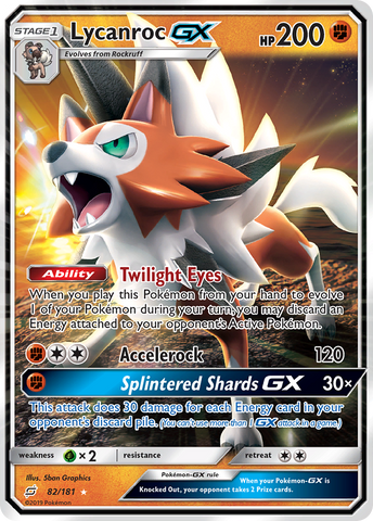 Lycanroc GX (82/181) [Sun &amp; Moon: Team Up] 