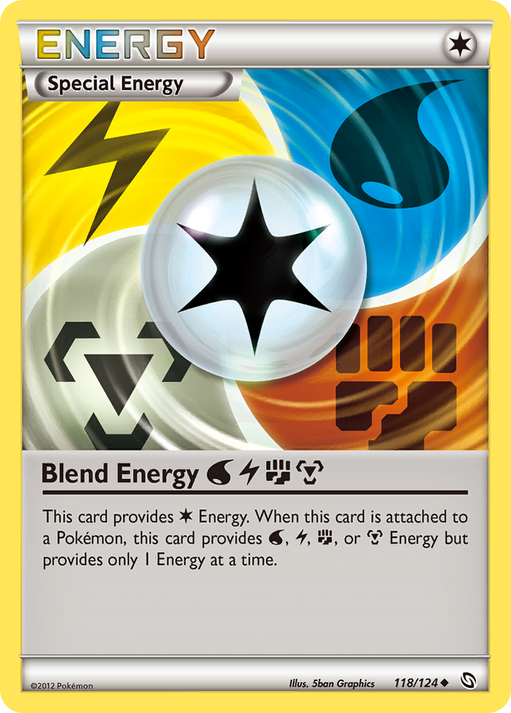 Blend Energy WaterLightningFightingMetal (118/124) [Black &amp; White: Dragons Exalted] 