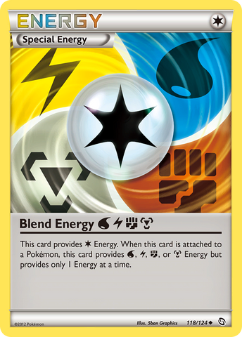 Blend Energy WaterLightningFightingMetal (118/124) [Black &amp; White: Dragons Exalted] 