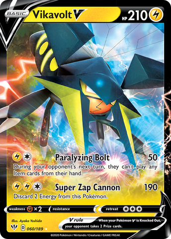 Vikavolt V (060/189) [Sword &amp; Shield: Darkness Ablaze] 