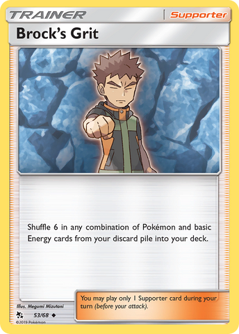 Brock's Grit (53/68) [Sun &amp; Moon: Hidden Fates] 