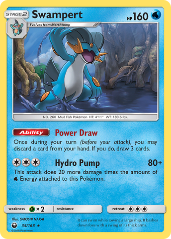 Swampert (35/168) [Sun &amp; Moon: Celestial Storm] 