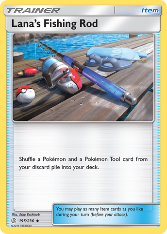 Lana's Fishing Rod (195/236) [Sun &amp; Moon: Cosmic Eclipse] 