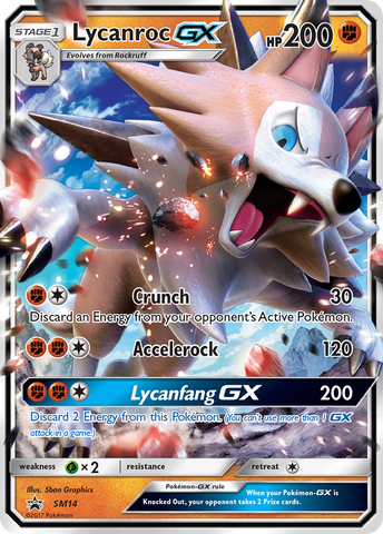 Lycanroc GX (SM14) [Sun &amp; Moon: Black Star Promos] 