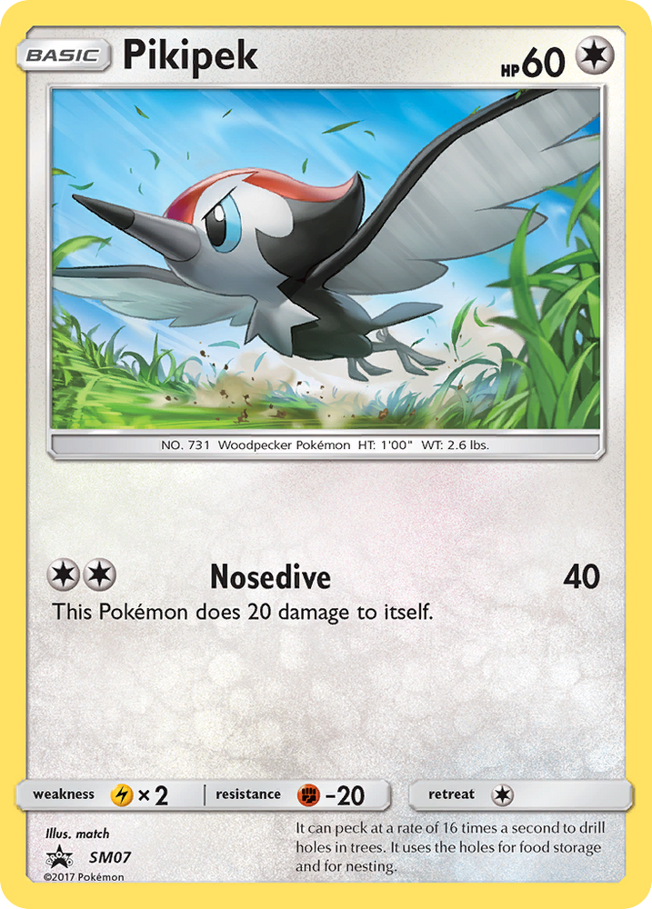 Pikipek (SM07) [Sun &amp; Moon: Black Star Promos] 