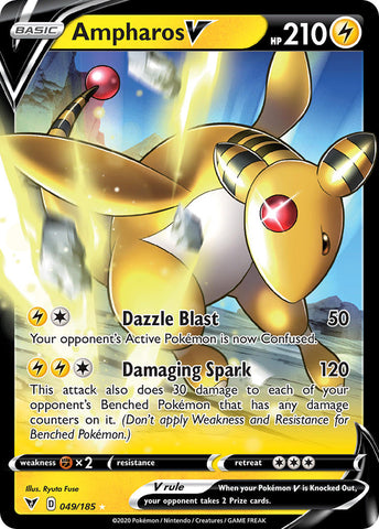 Ampharos V (049/185) [Sword &amp; Shield: Vivid Voltage] 