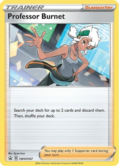 Professor Burnet (SWSH167) [Sword &amp; Shield: Black Star Promos] 