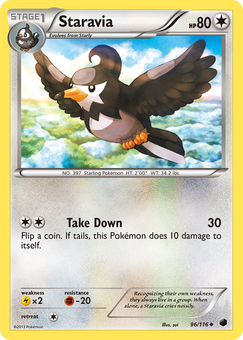 Staravia (96/116) [Black &amp; White: Plasma Freeze] 
