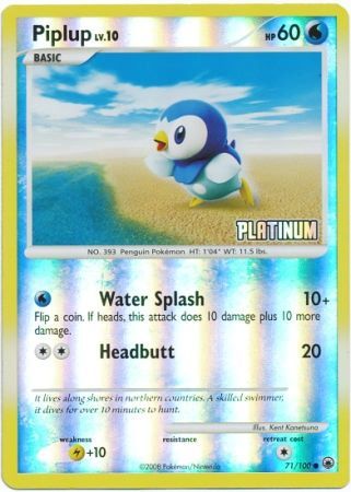Piplup (71/100) [Burger King Specials: 2009 Collection] 