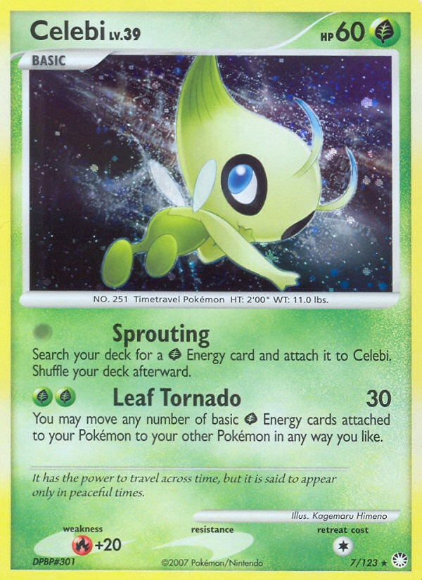Celebi (7/123) [Diamond &amp; Pearl: Mysterious Treasures] 