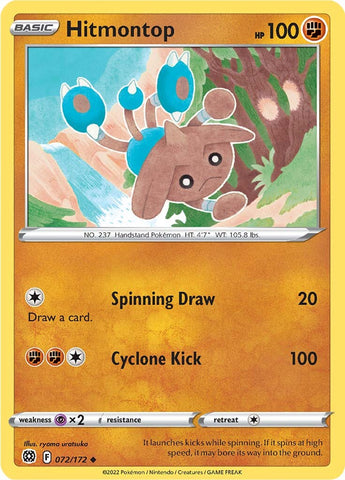 Hitmontop (072/172) [Sword &amp; Shield: Brilliant Stars] 