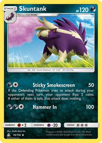 Skuntank (76/156) [Sun &amp; Moon: Ultra Prism] 