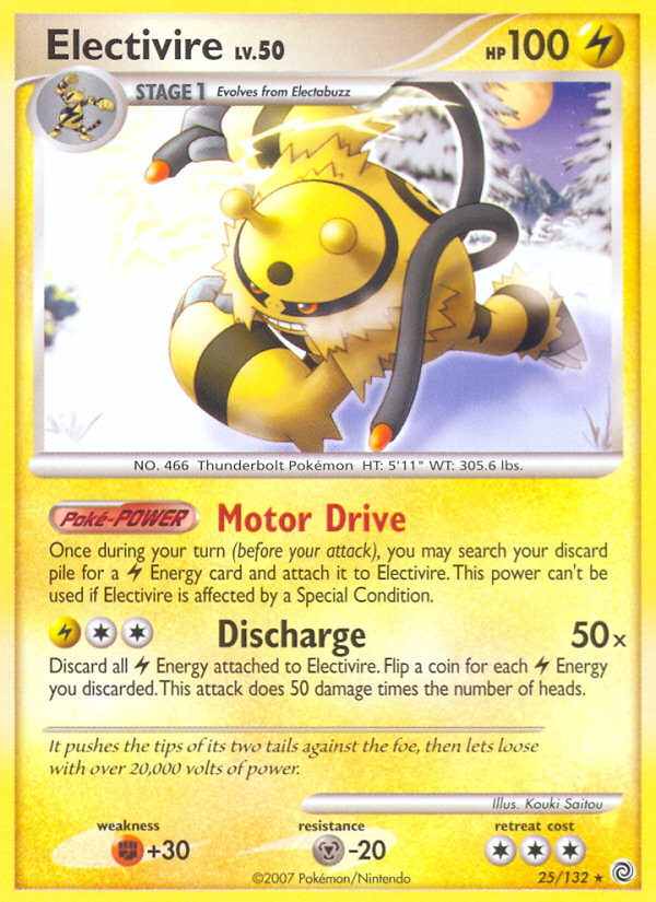 Electivire (25/132) [Diamond &amp; Pearl: Secret Wonders] 